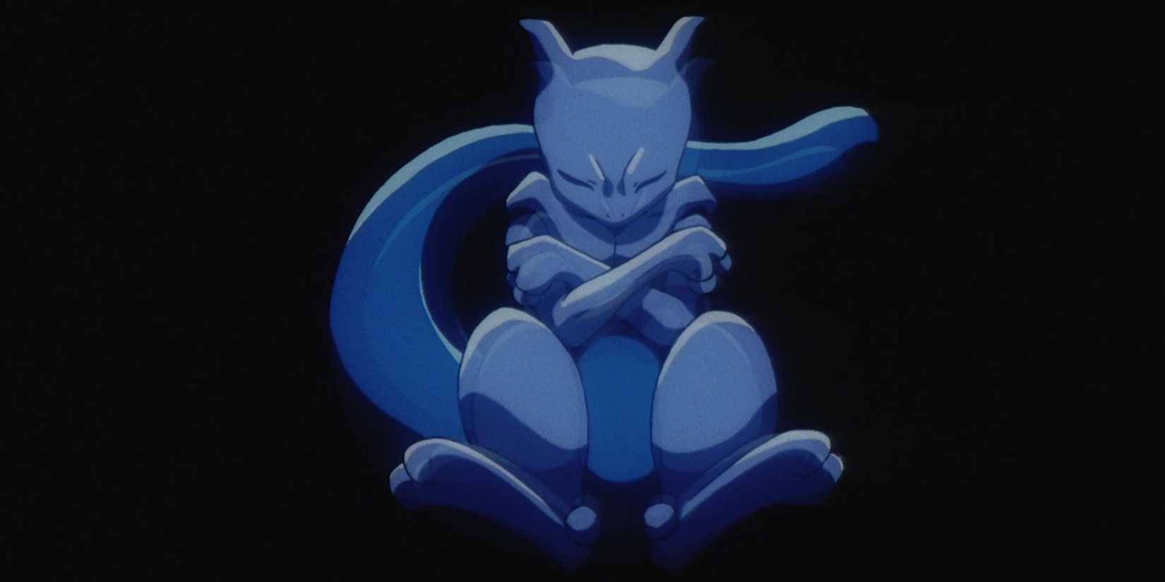 Image of Mewtwo in an incubator at the beginning of Pokemon: The First Movie.