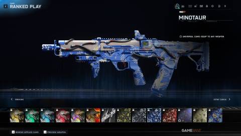 ​​​​​​​Minotaur (Weapon Camo) - Warzone Ranked Play