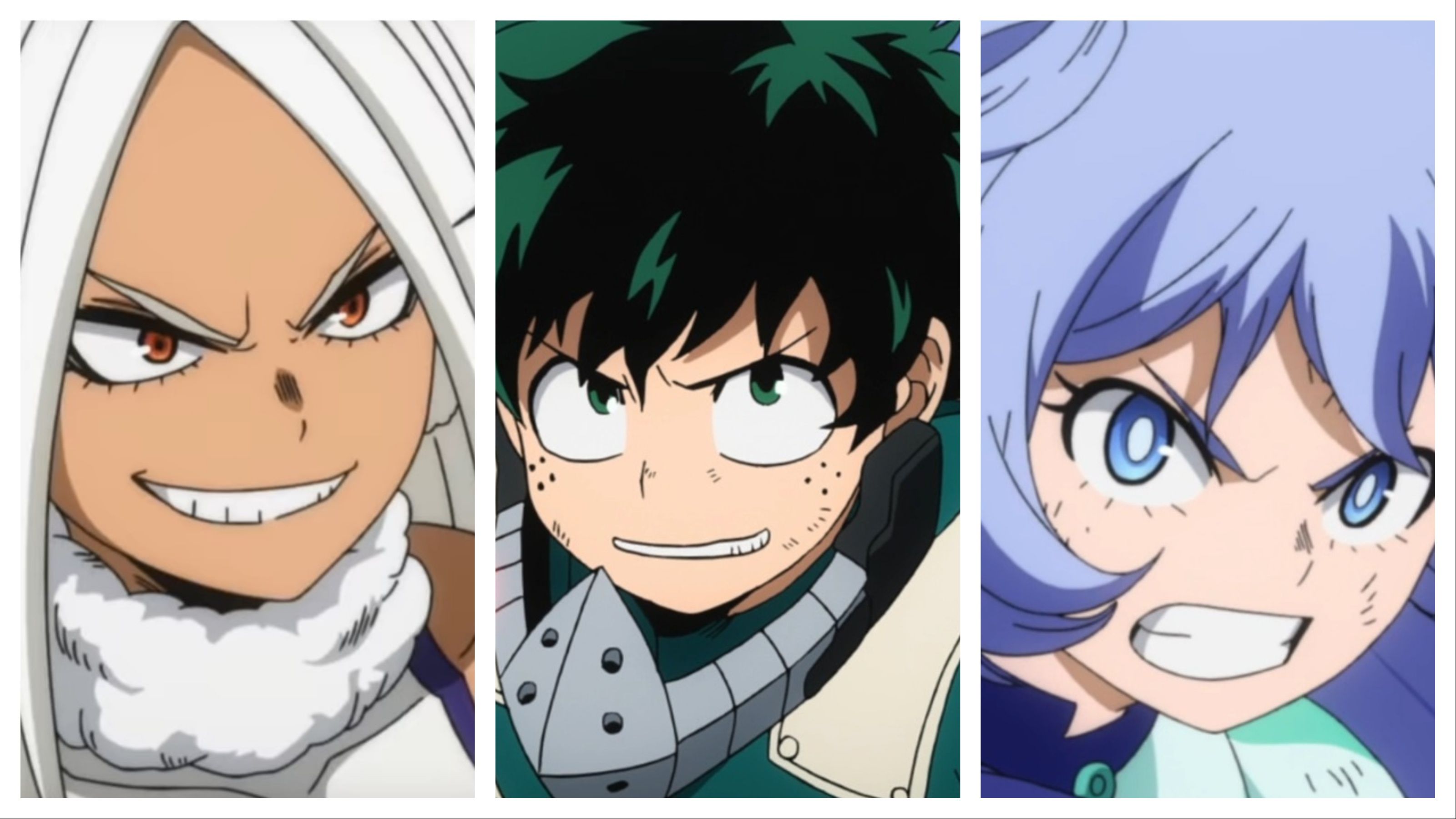 Mirko, Deku, Nejire Hado