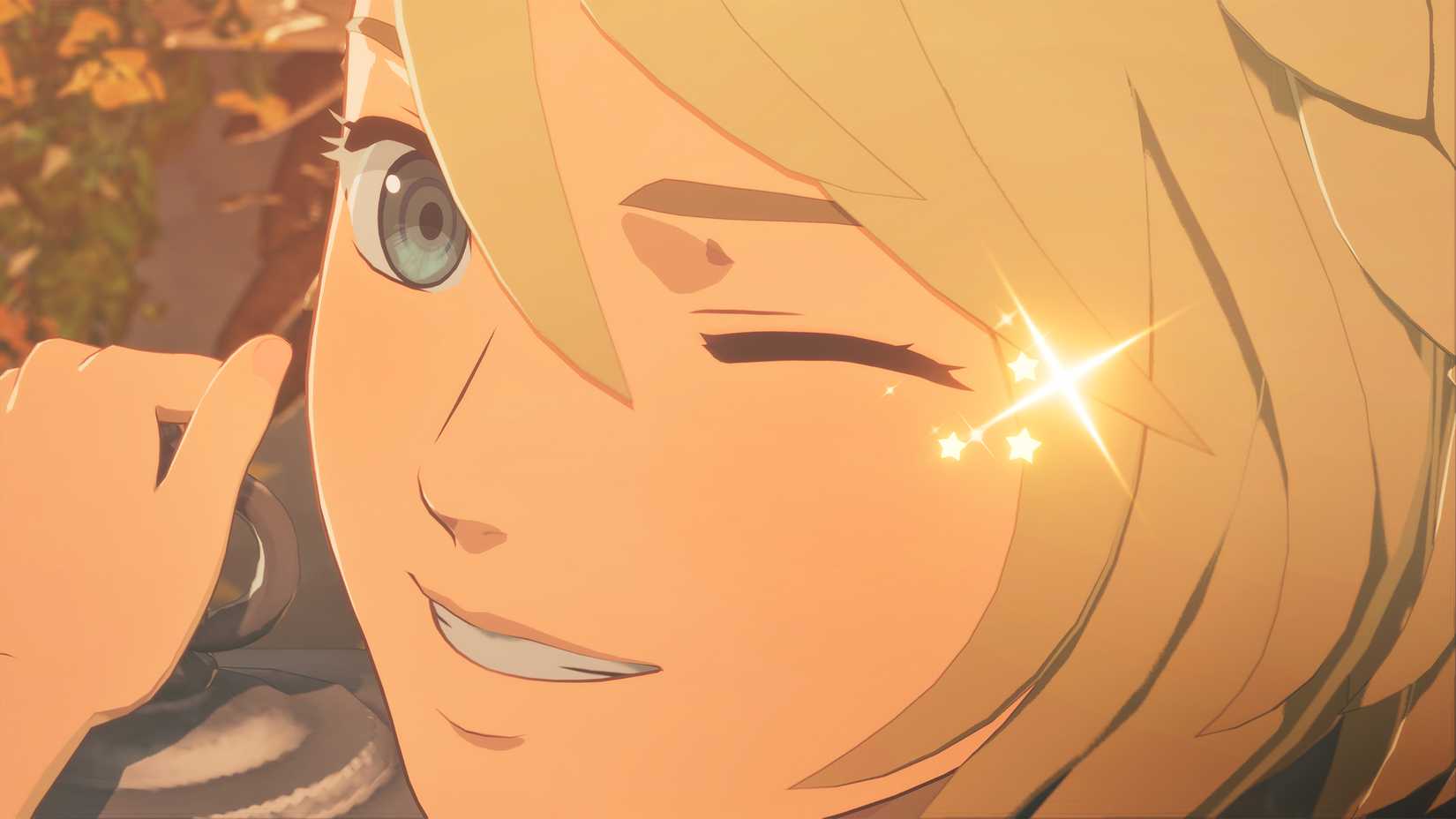 Monster Hunter Stories 3 Eleanor winking