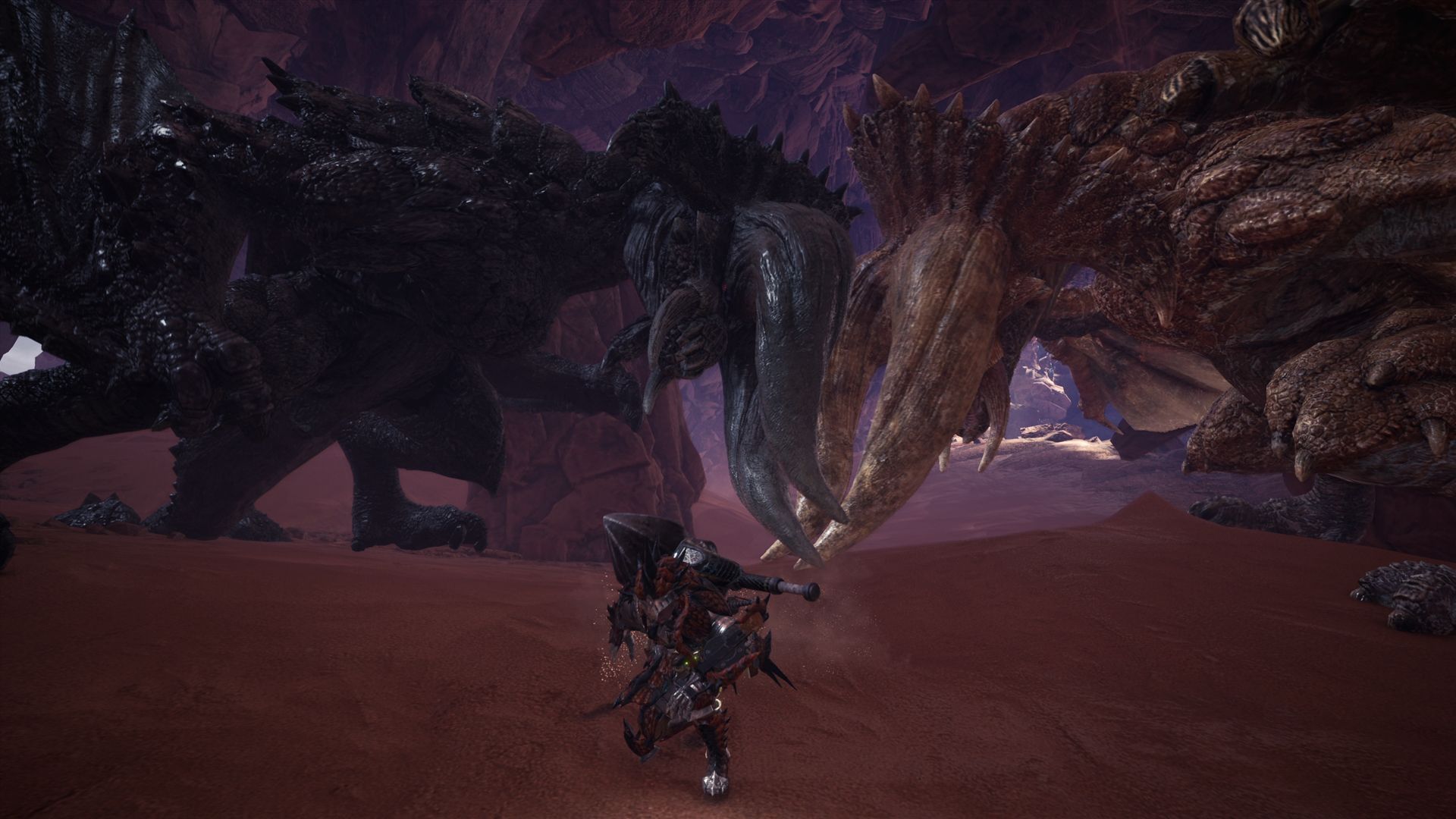 Monster Hunter World dragons fight