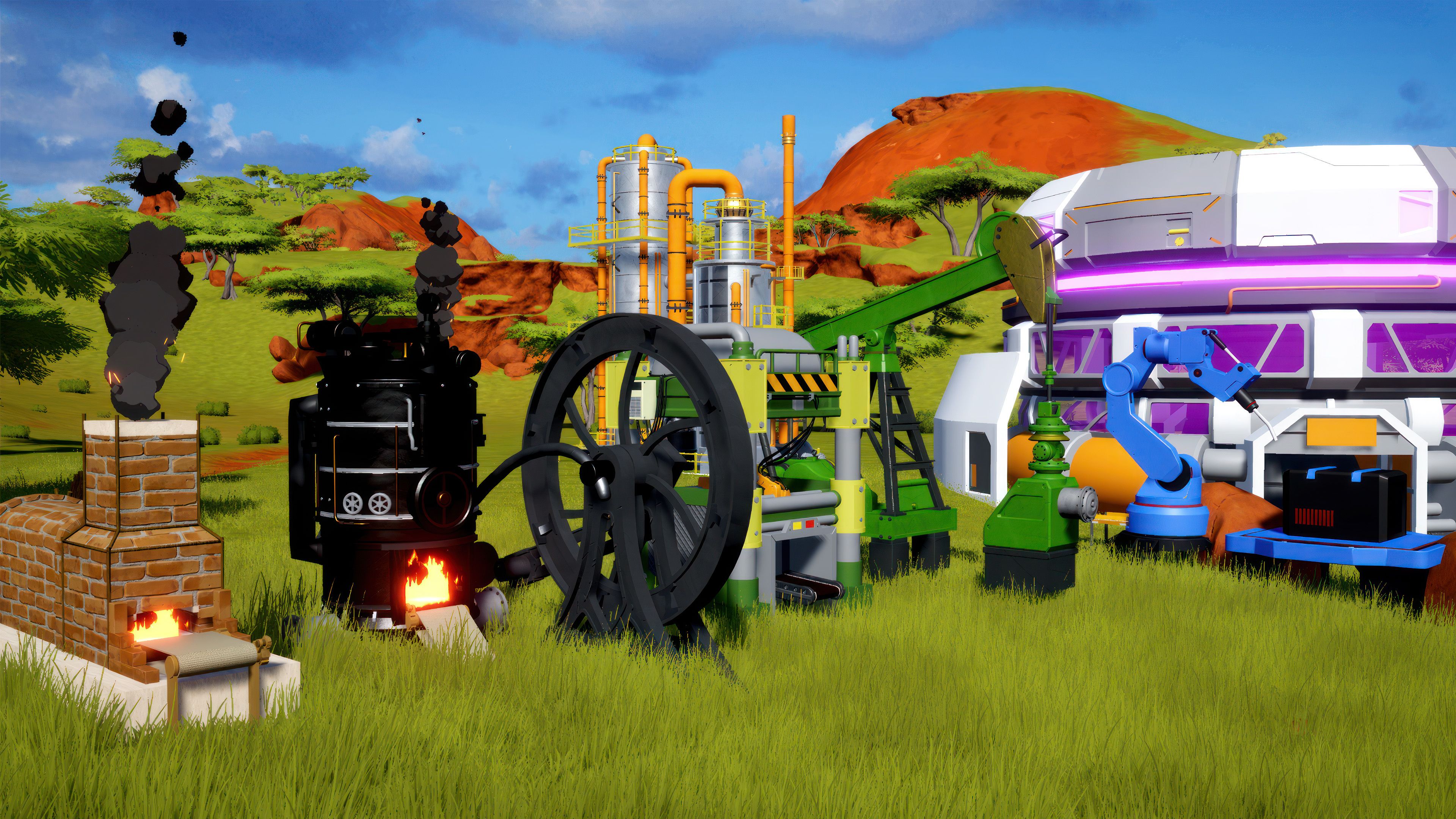 New Factory-Building Game on Steam Is Satisfactory Through an Anime ...