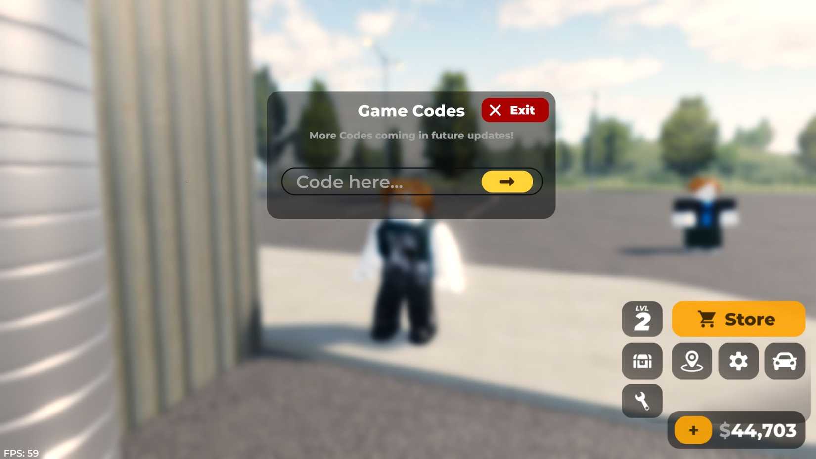 Motor Legends Code Tab