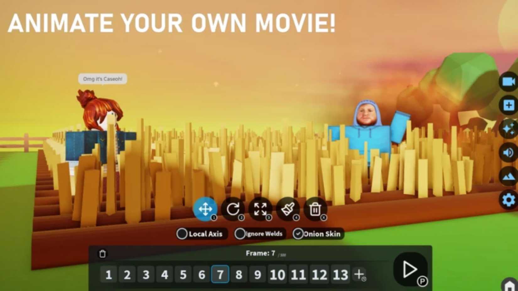 Movie Maker 4 characters