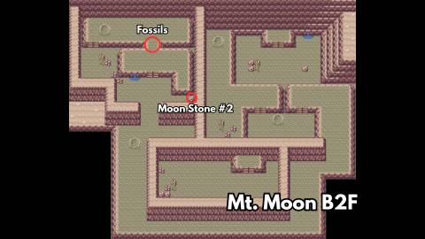 mt moon moon stone 2 in pokemon firered leafgreen