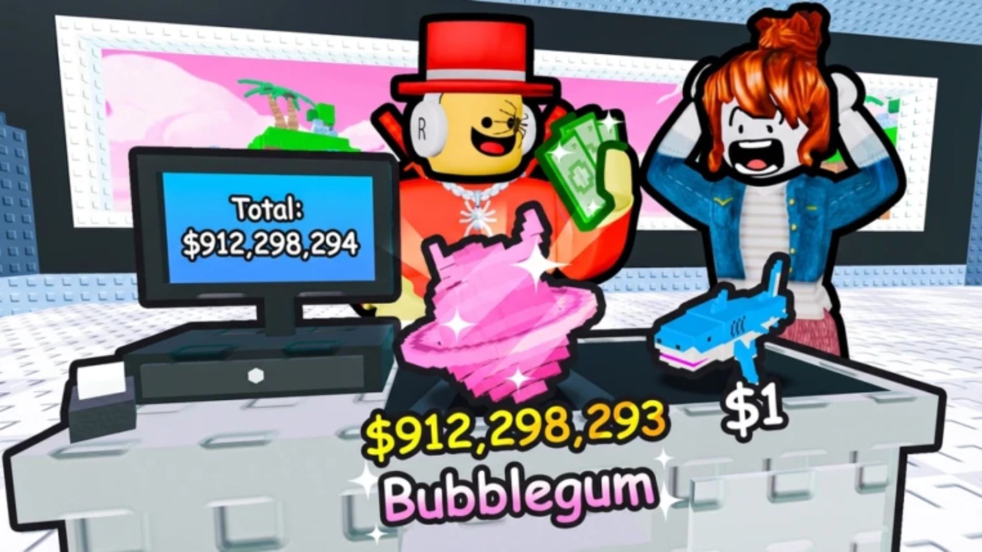 My Brainrot Shop characters