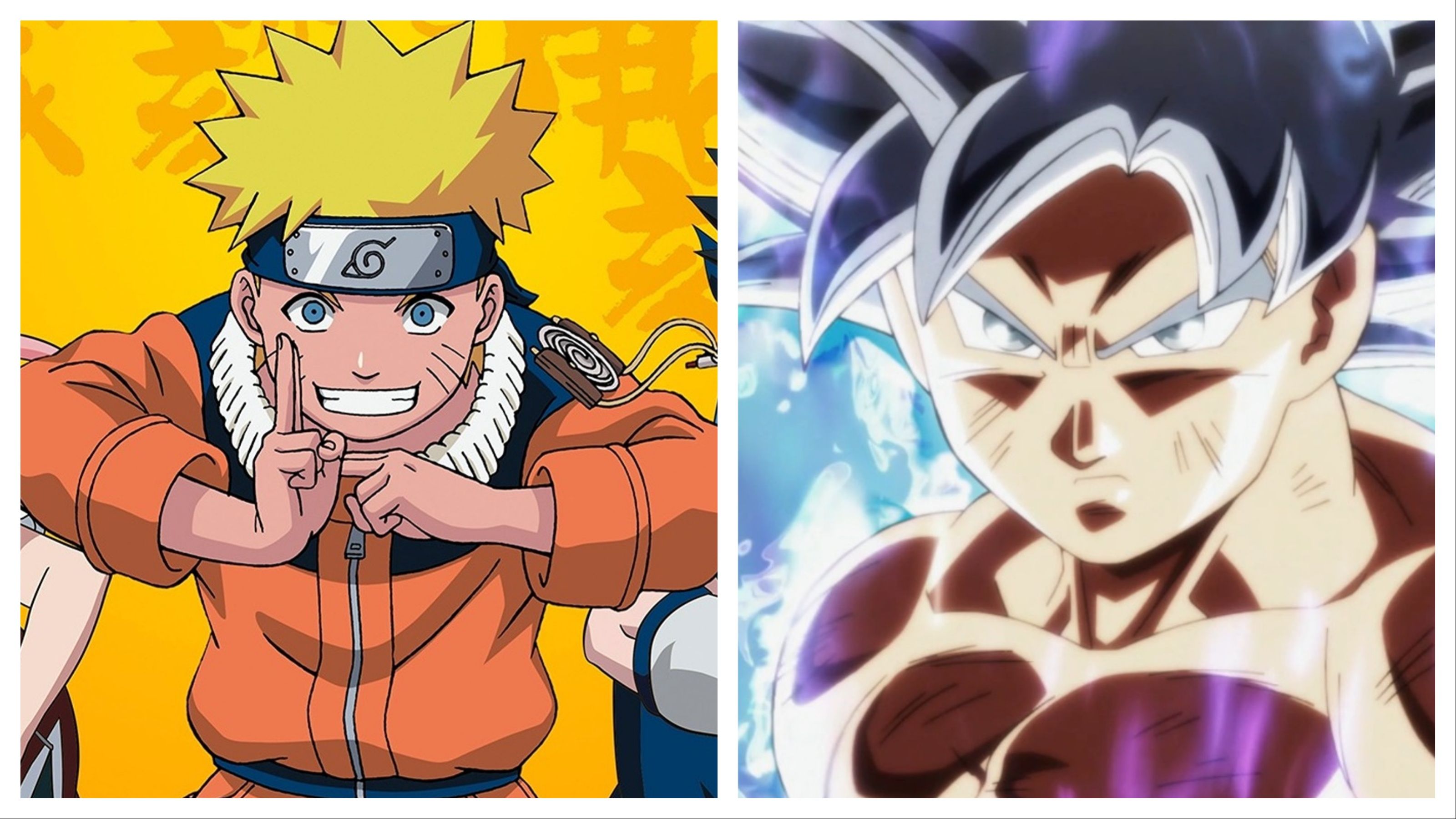 Naruto Uzumaki and Goku.