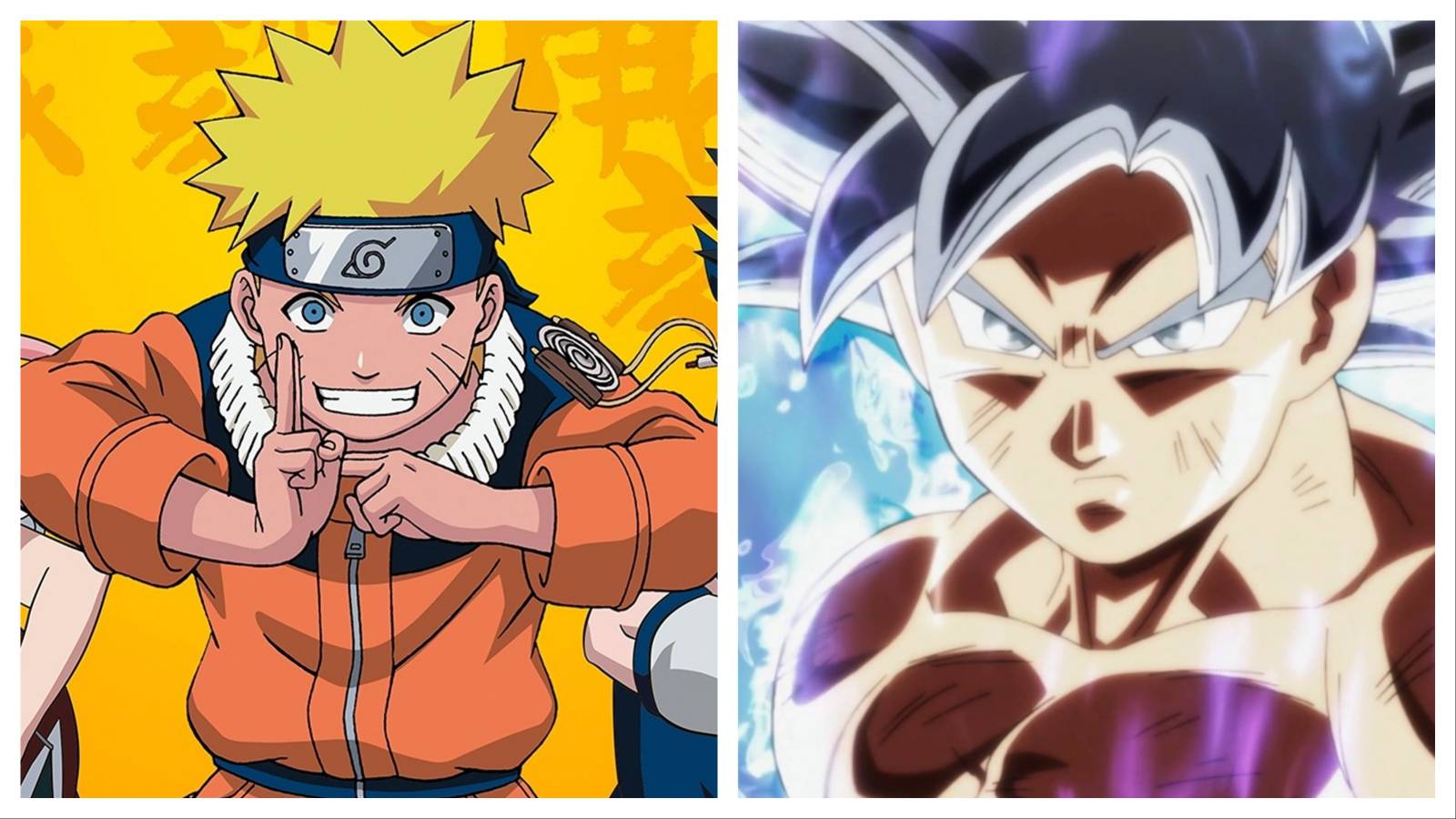 Naruto Uzumaki and Goku.