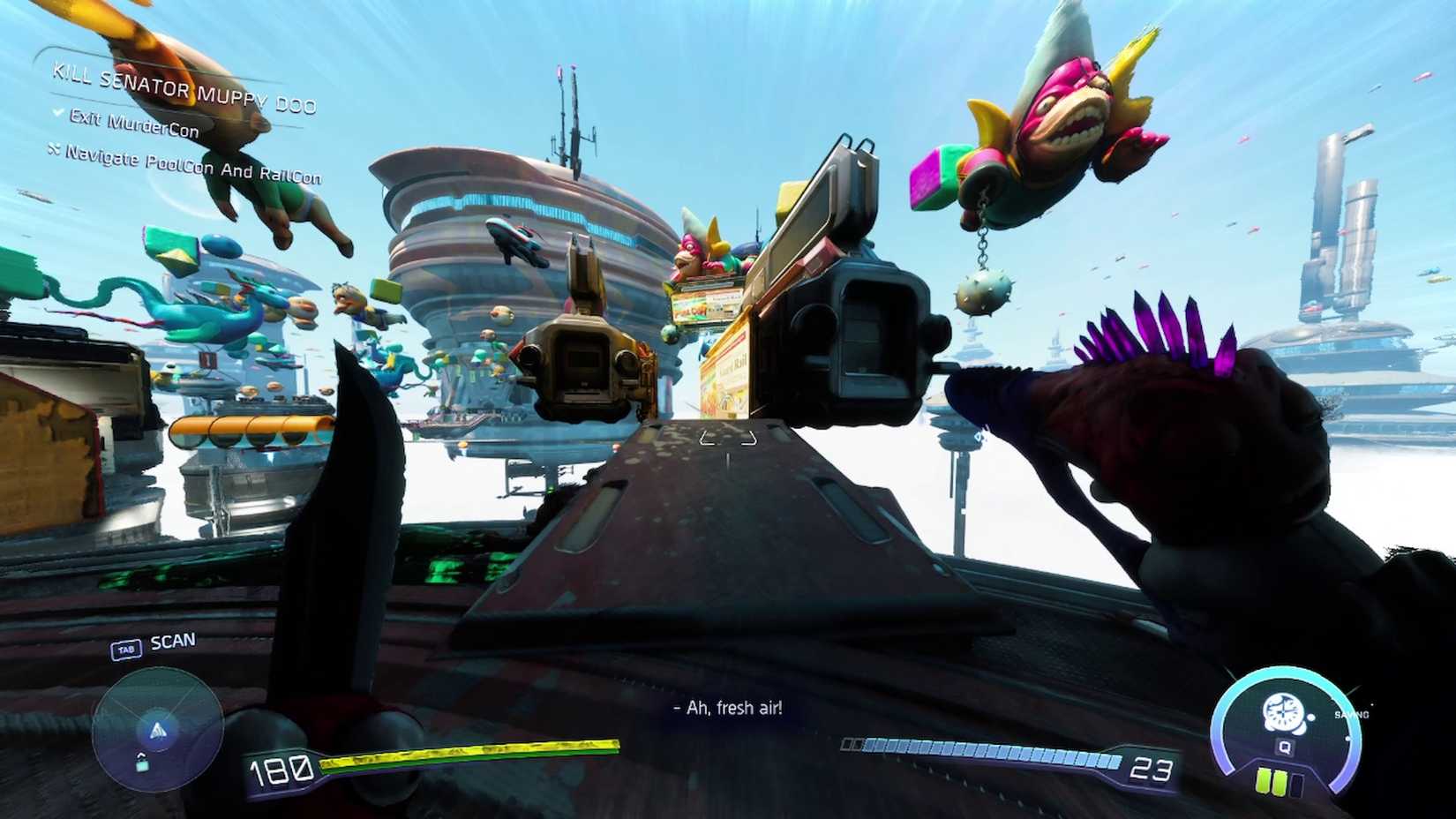 Navigate PoolCon and RailCon in High on Life 2