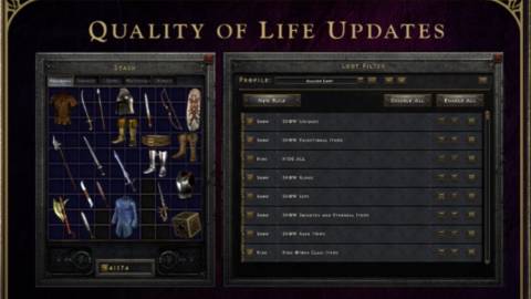 New Stash System and QOL Improvements in Diablo 2 Resurrected Reign of the Warlock