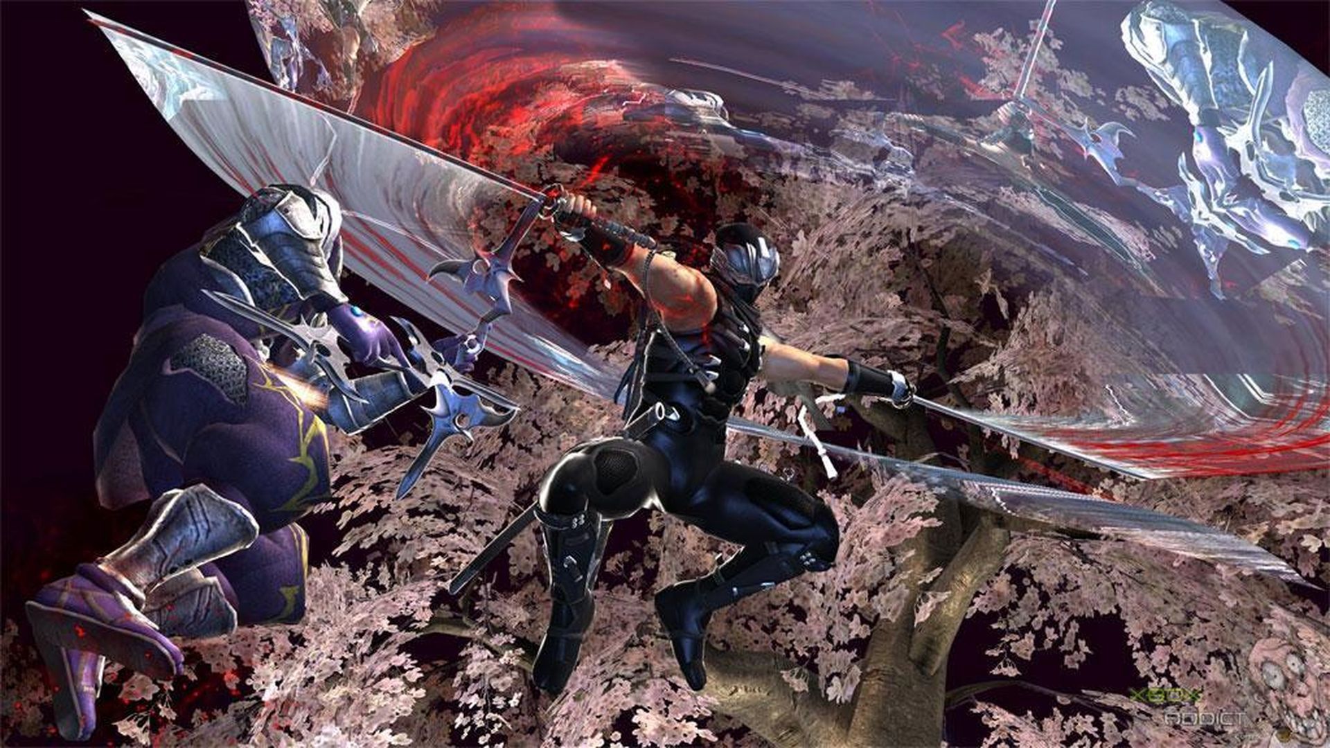 ninja gaiden 2 ryu beheading enemies