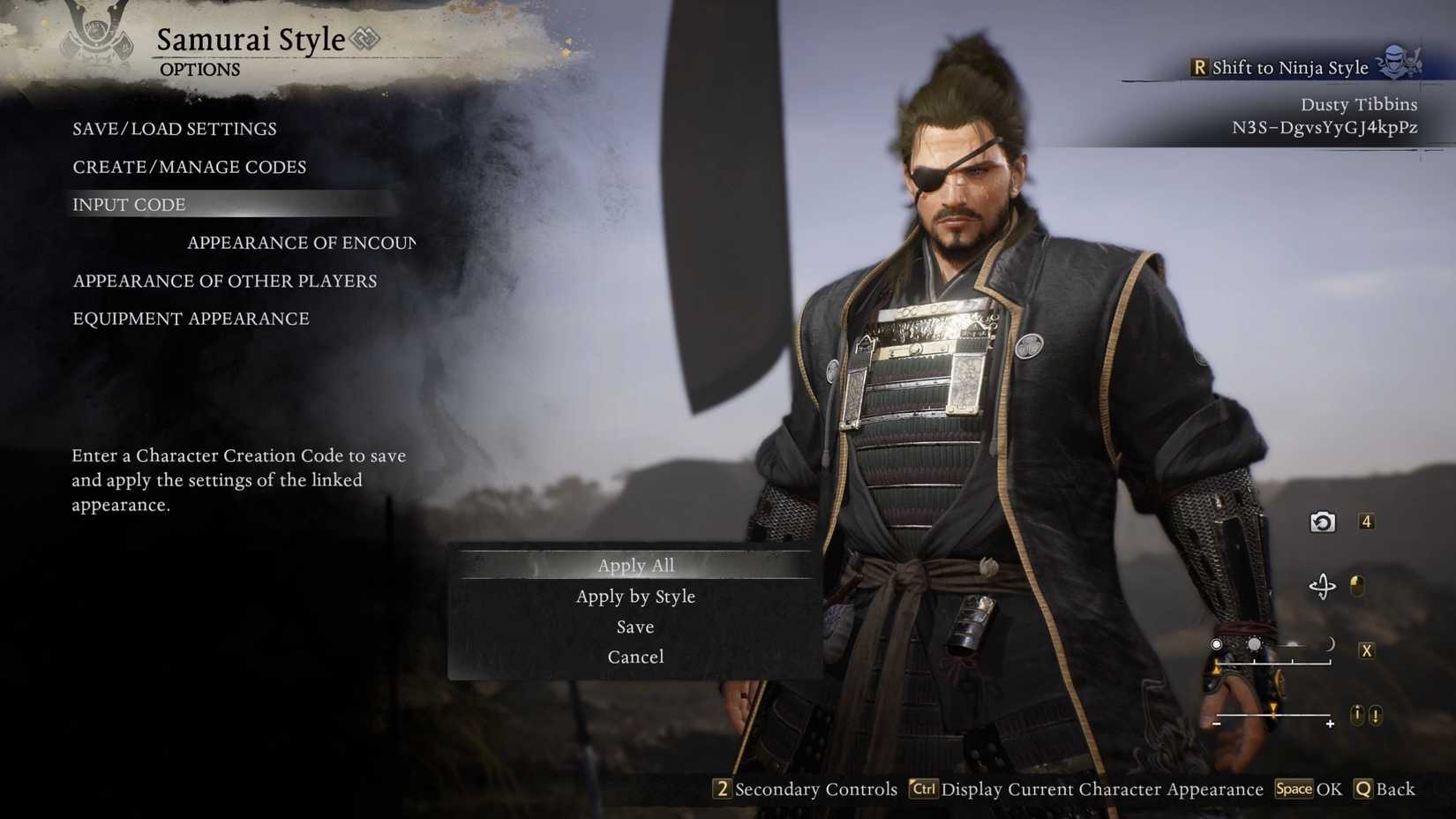 Nioh 3 Best Character Creation Codes