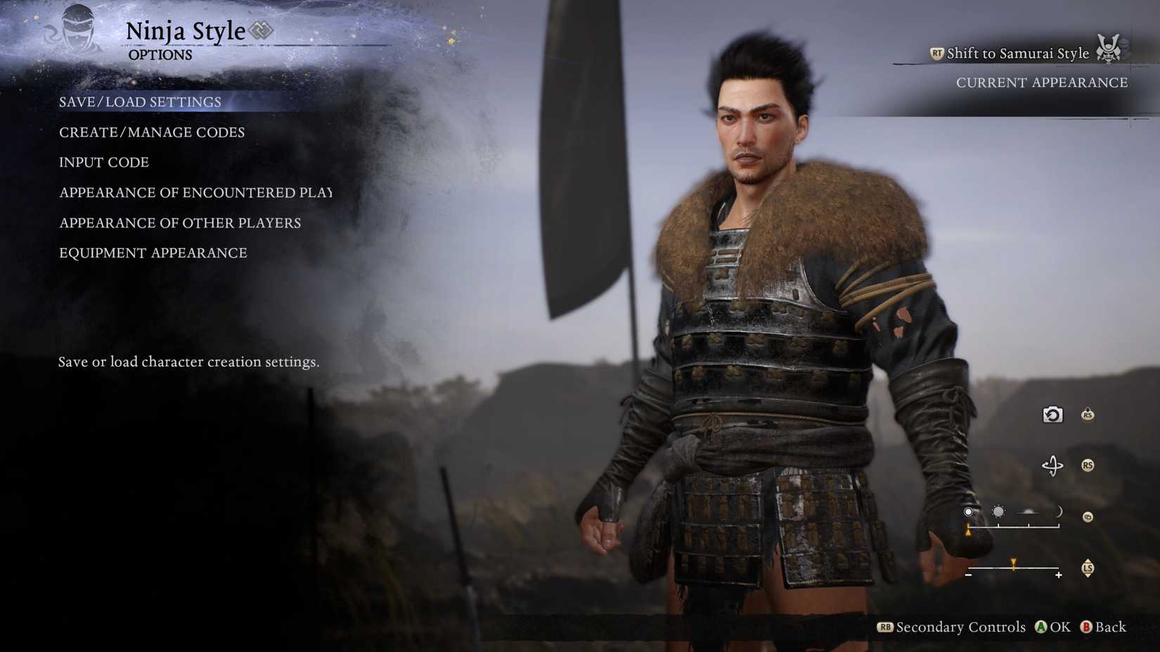 Nioh 3 How to Use Character Creator Codes