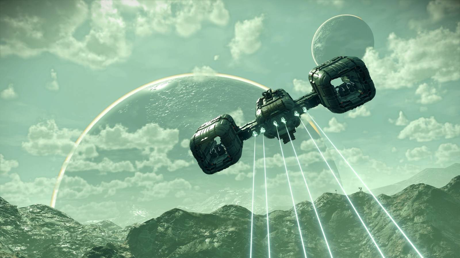 No Man's Sky starship racing