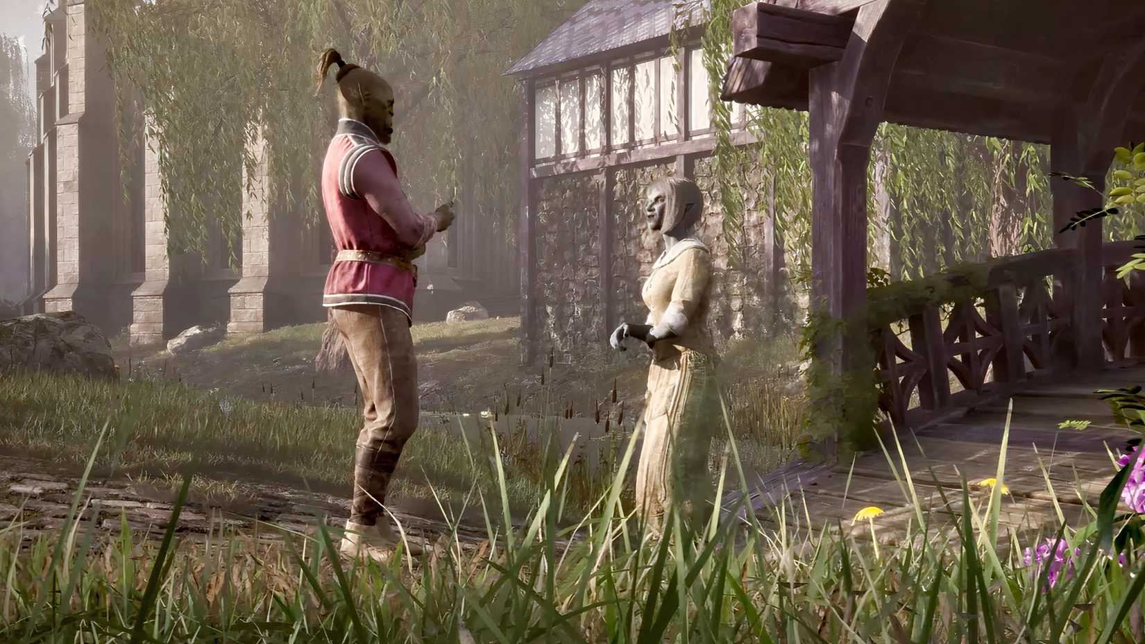 NPCs talking in Elder Scrolls 4 Oblivion Remastered