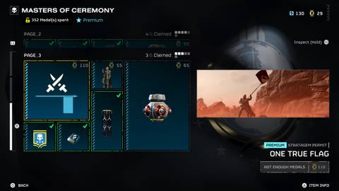 one true flag in the warbond