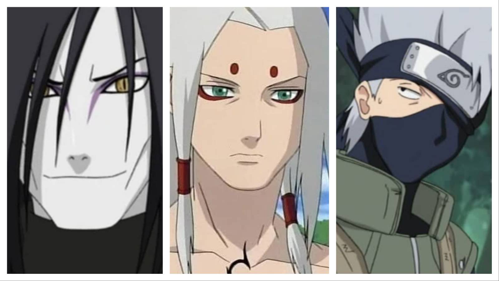 Orochimaru, Kimimaro, Kakashi