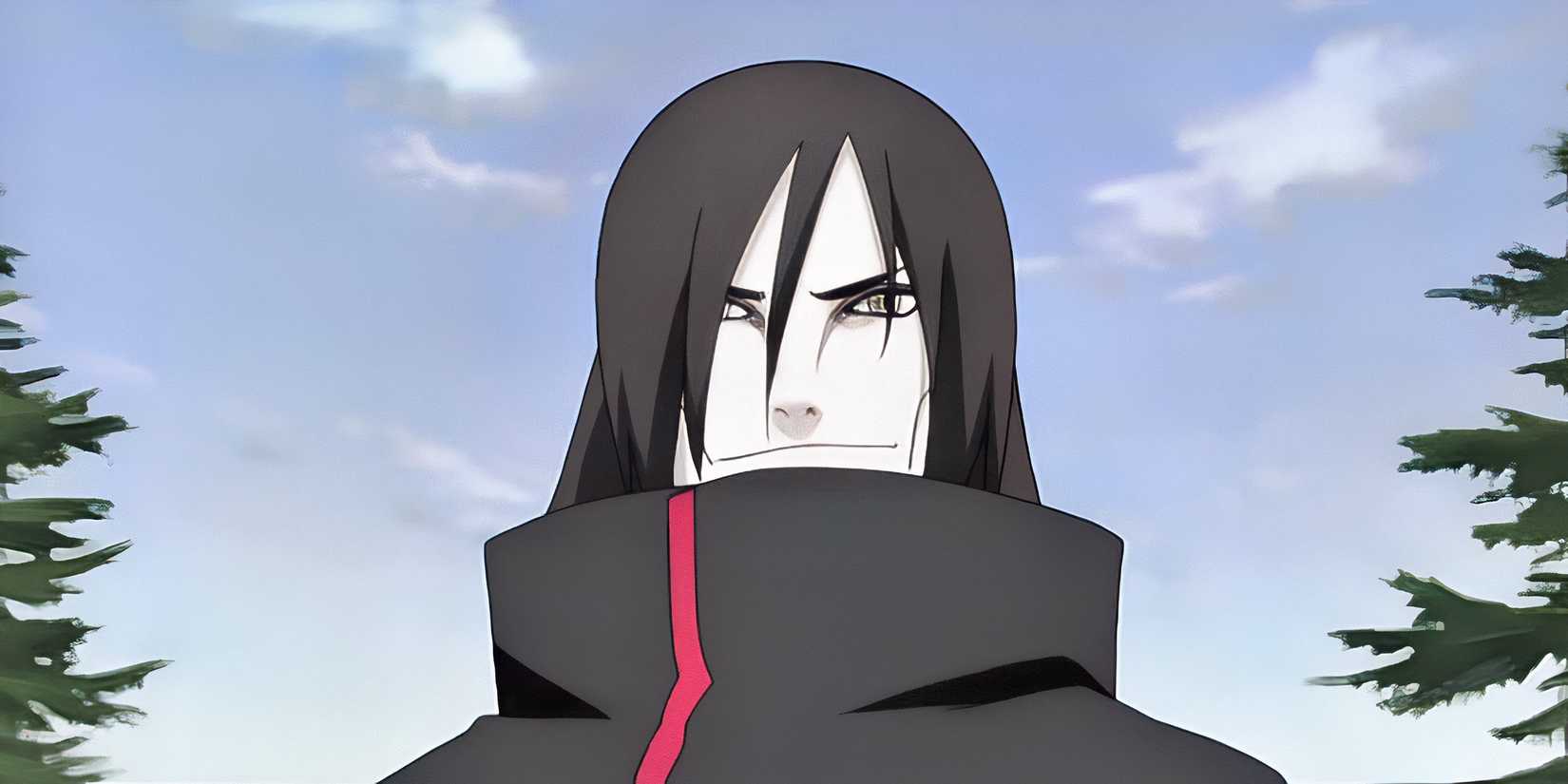 An image of Orochimaru smiling expectantly from Naruto.