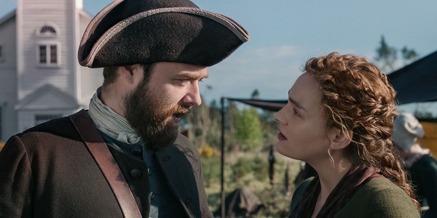 Roger dan Brianna di Outlander
