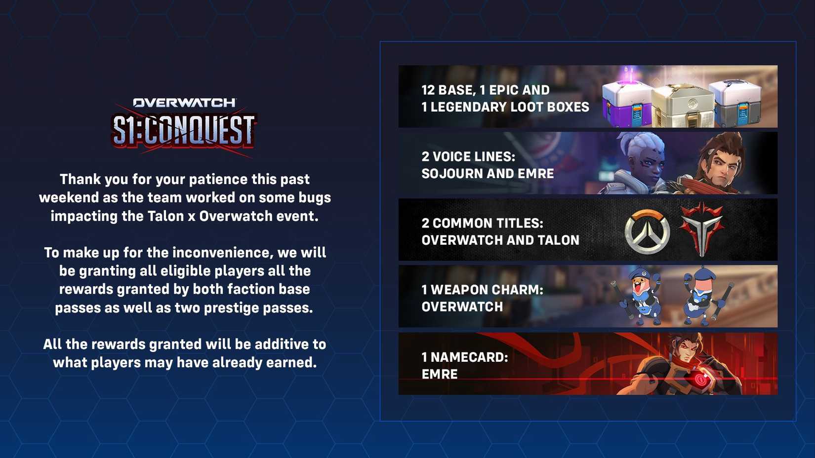 overwatch-conquest-compensation-message