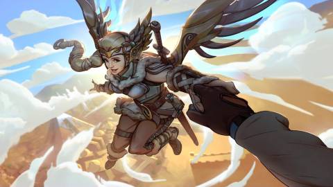 overwatch loverwatch route ending screen mercy valkyrie