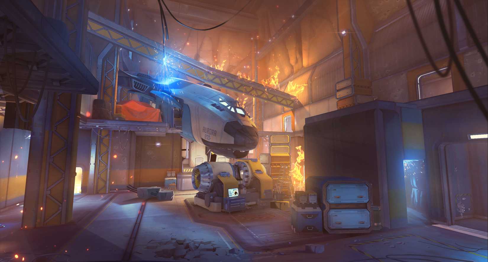 overwatch reign of talon gibraltar map updates