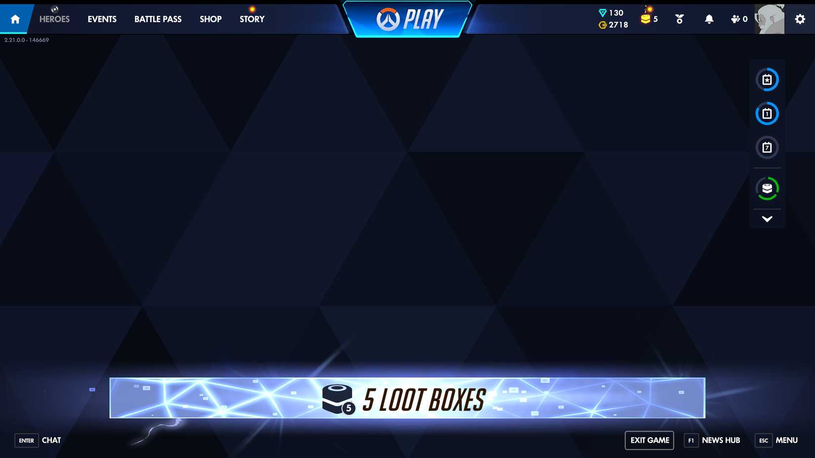 overwatch reign of talon season 1 five free loot boxes popup