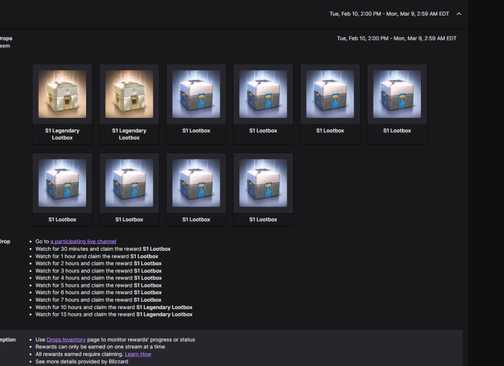 Twitch Drops Overwatch Reign of Talon Season 1