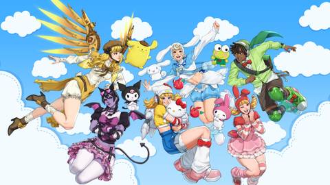 overwatch sanrio collab key art