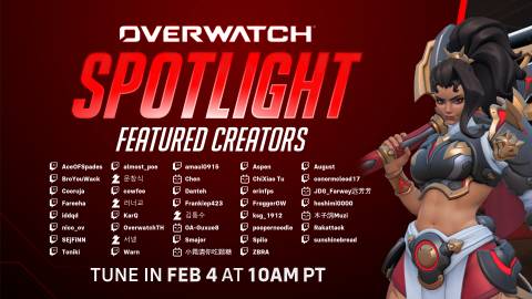 overwatch spotlight featured creators february 4