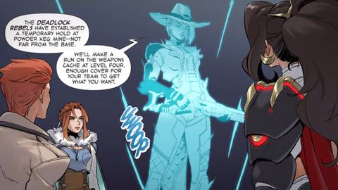 overwatch vengeance comes comic talon ashe deadlock gang alliance