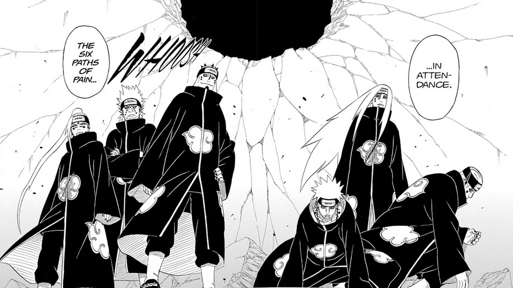 Pain vs Naruto battle konoha