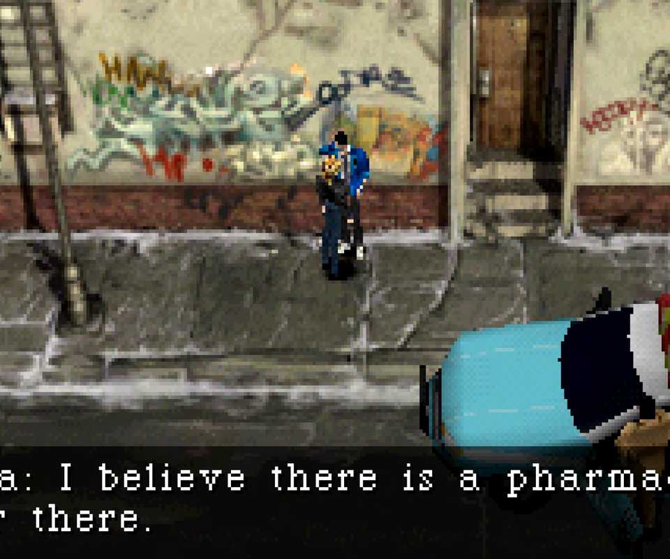 Tampilan gameplay Parasite Eve