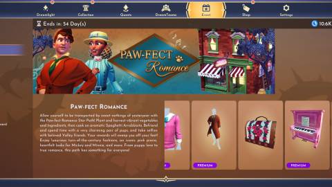 pawfect romance star path dreamlight valley