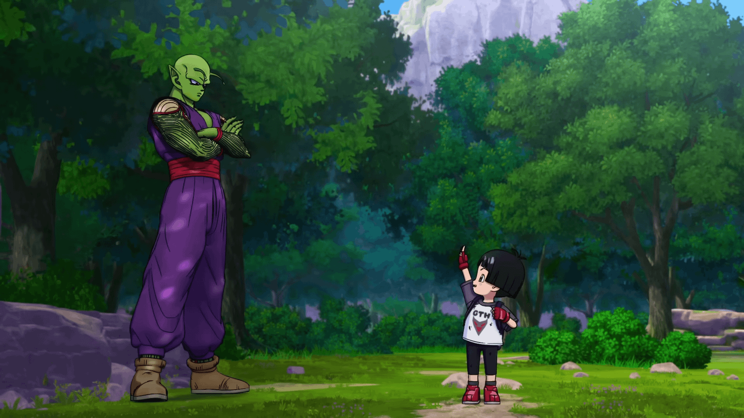 Piccolo and Pan in Dragon Ball Super Super Hero