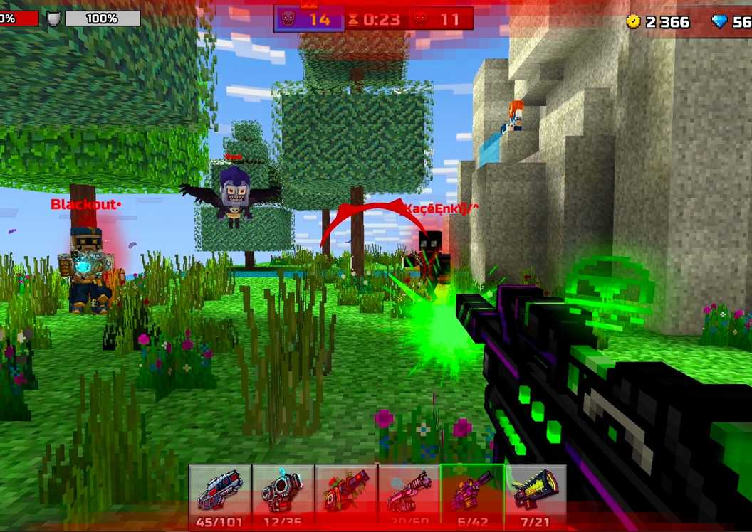 Pixel Gun 3D Poison Retro Set 1