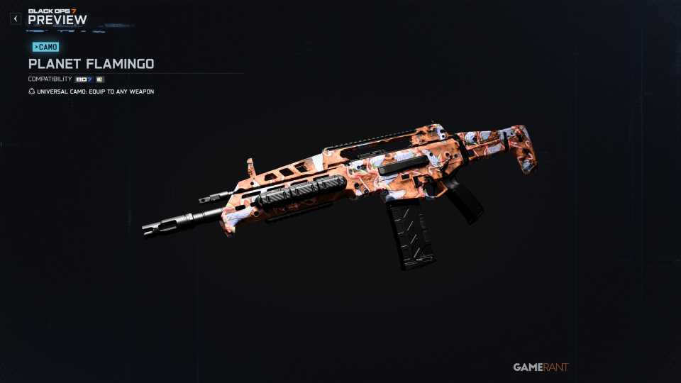 ​​​​​​​Planet Flamingo (Weapon Camo)