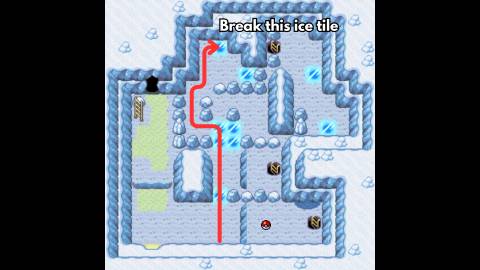 pokemon firered leafgreen HM 07 Waterfall icefall cave location (2)