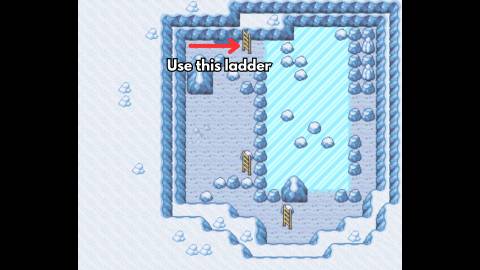 pokemon firered leafgreen HM 07 Waterfall icefall cave location (3)