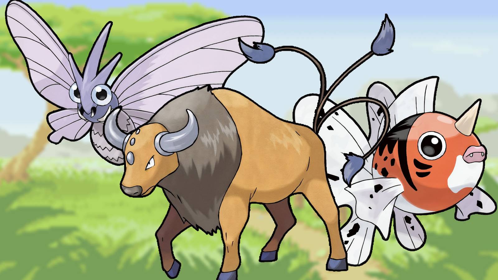 All Safari Zone Pokemon in Pokemon FireRed and LeafGreen