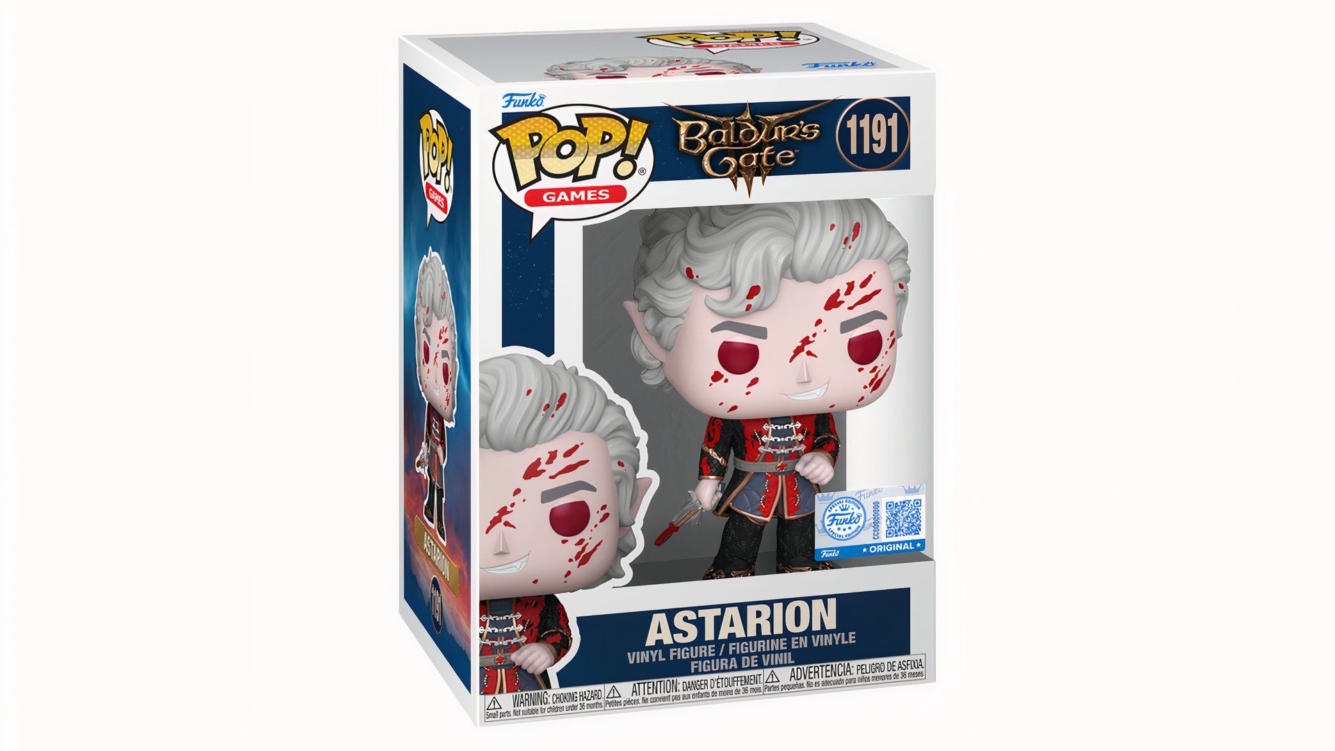 Pop! Astarion (Bloody) Box Funko Baldur's Gate 3