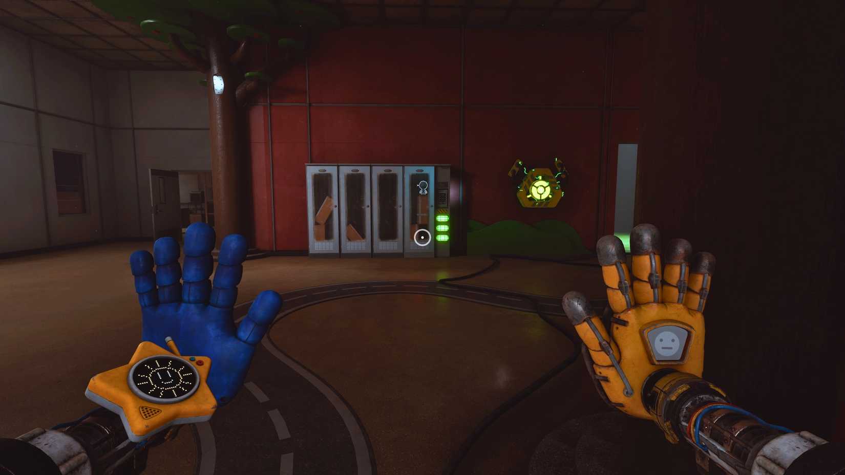 Poppy Playtime CH5 Huggy Escape Room Locker Powered On