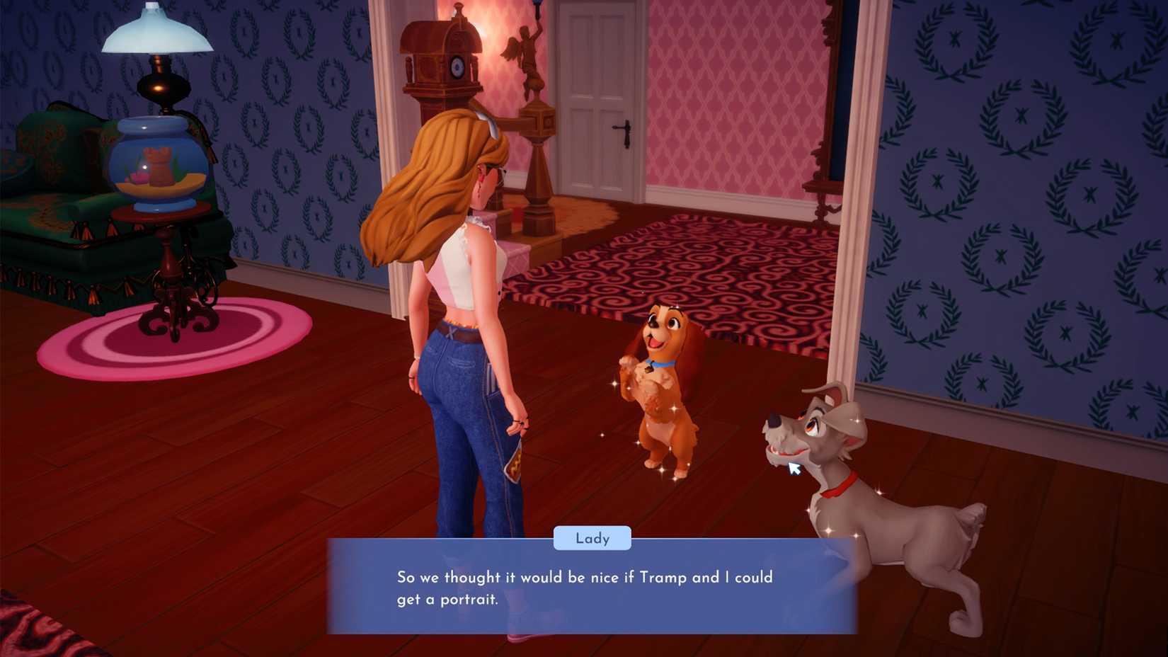 portrait of a lady quest 1 in ddv disney dreamlight valley