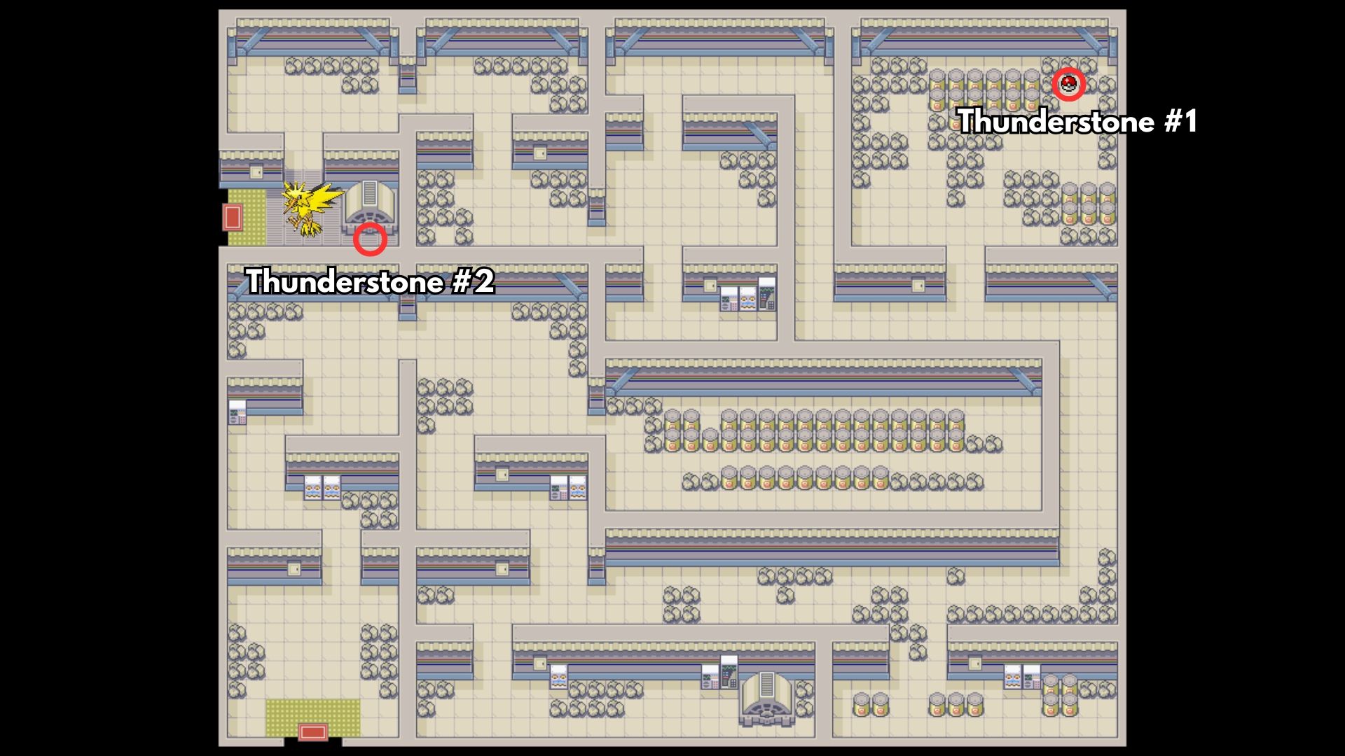power plant thunderstone location pokemon firered leafgreen