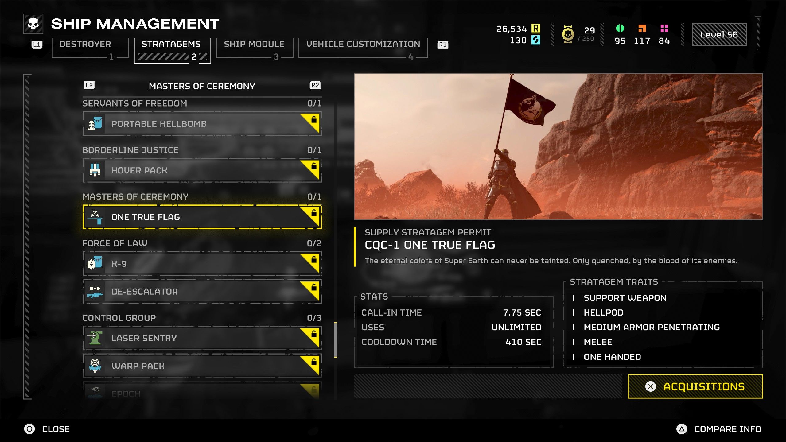 How to Use the CQC-1 One True Flag in Helldivers 2