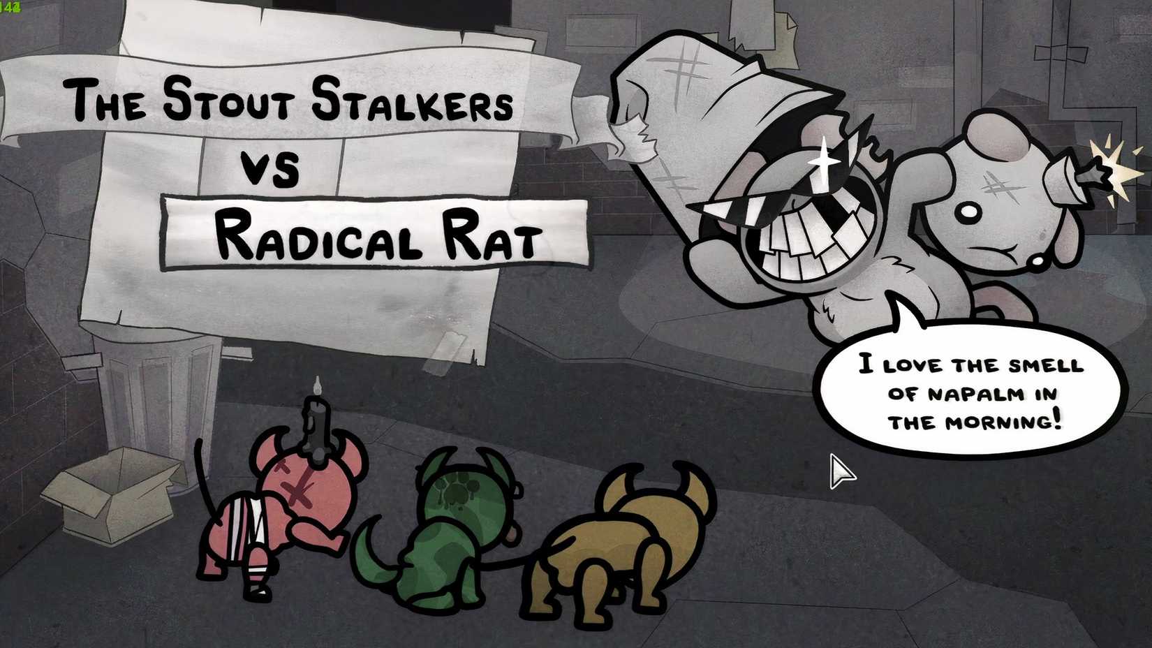 radical rat boss fight in mewgenics