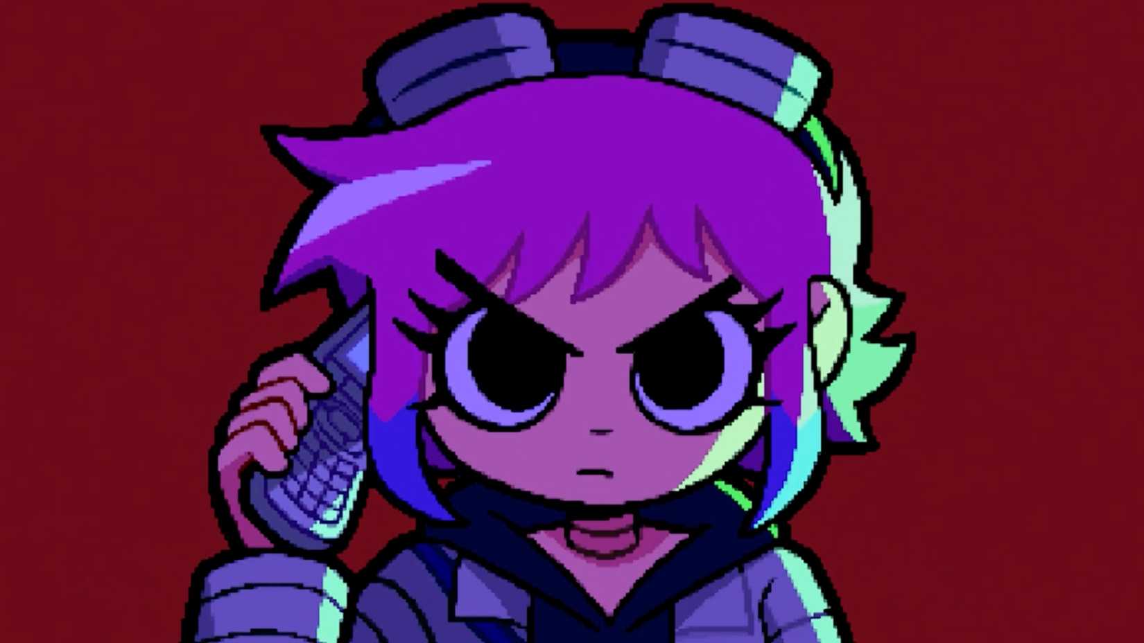 Ramona on the phone to Scott Pilgrim EX