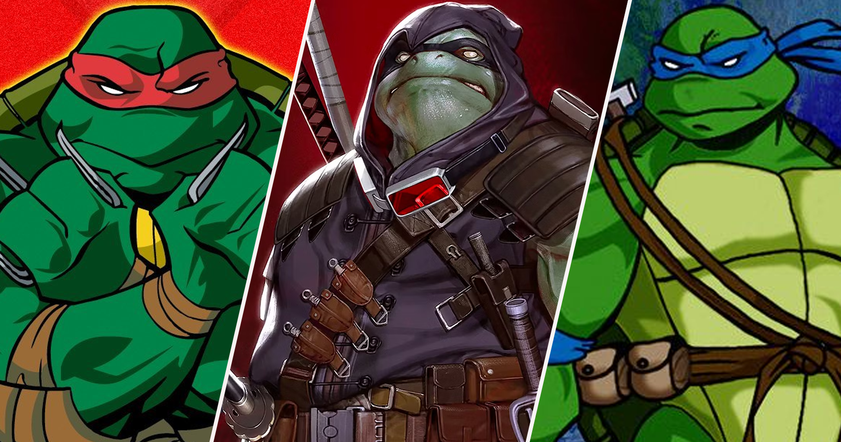 Raphael, The Last Ronin, and Leo in TMNT