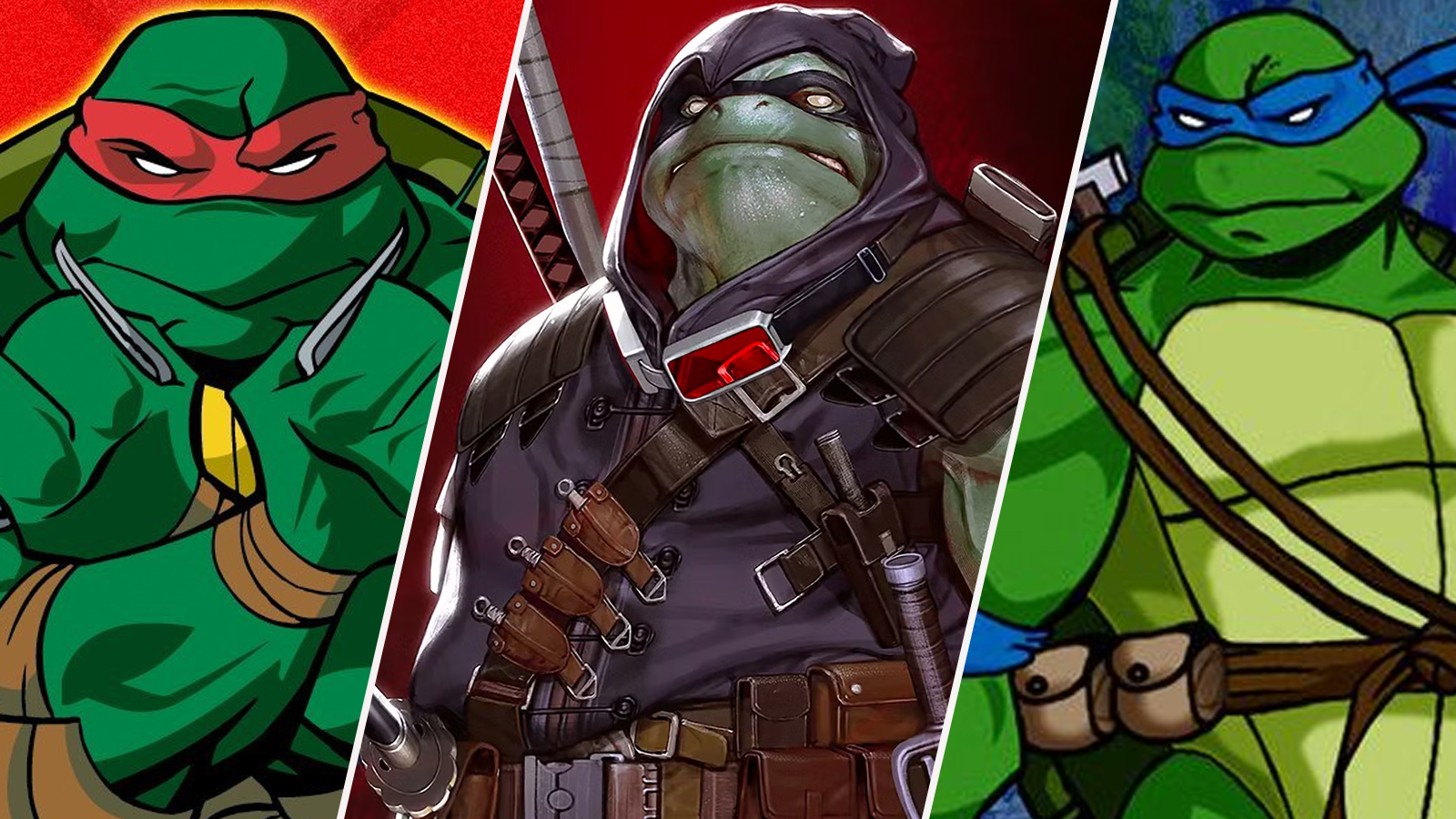 Raphael, The Last Ronin, and Leo in TMNT