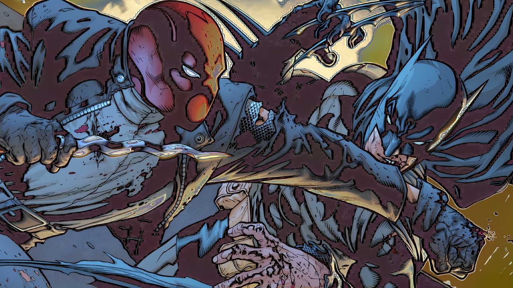Red Hood vs Batman in "Batman - Under the Red Hood"
